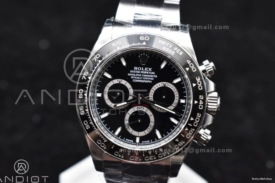 Best On 126500 Dial TechFriendly BTF Black DD Daytona Edition Bracelet 777 904L Steel 1:1 SS 0418